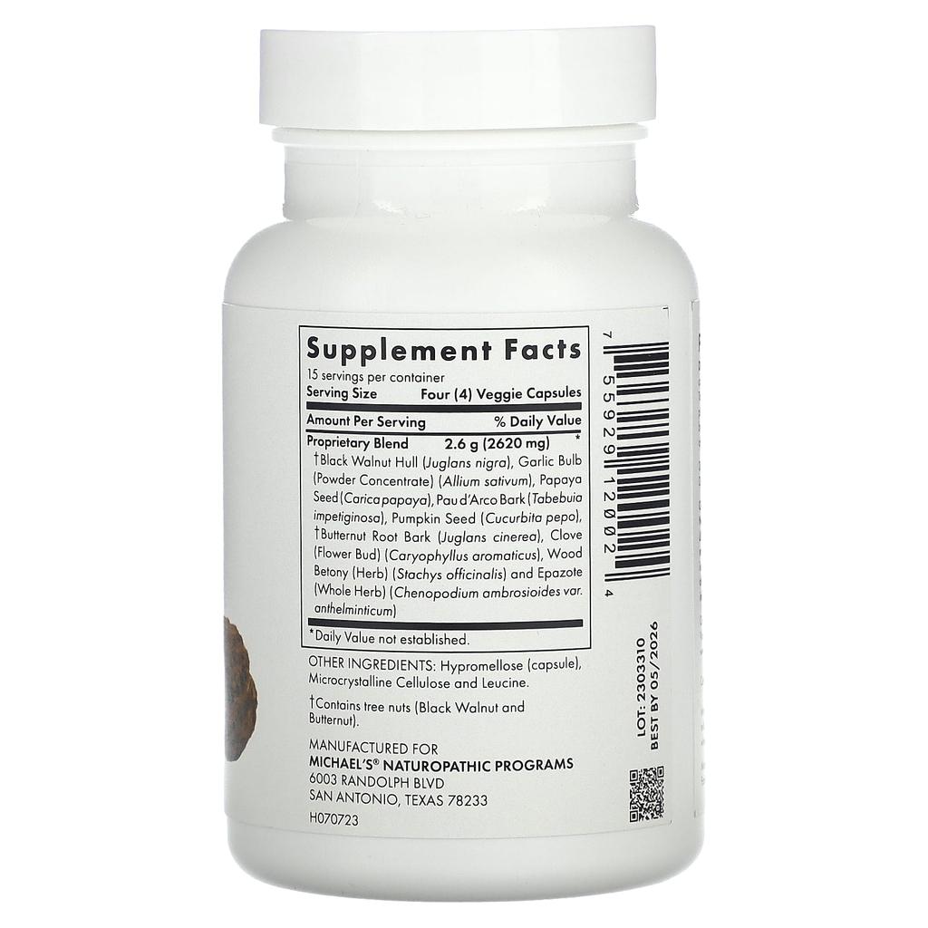 Michael'S Health, Black Walnut Hull Complex, 60 Veggie Caps