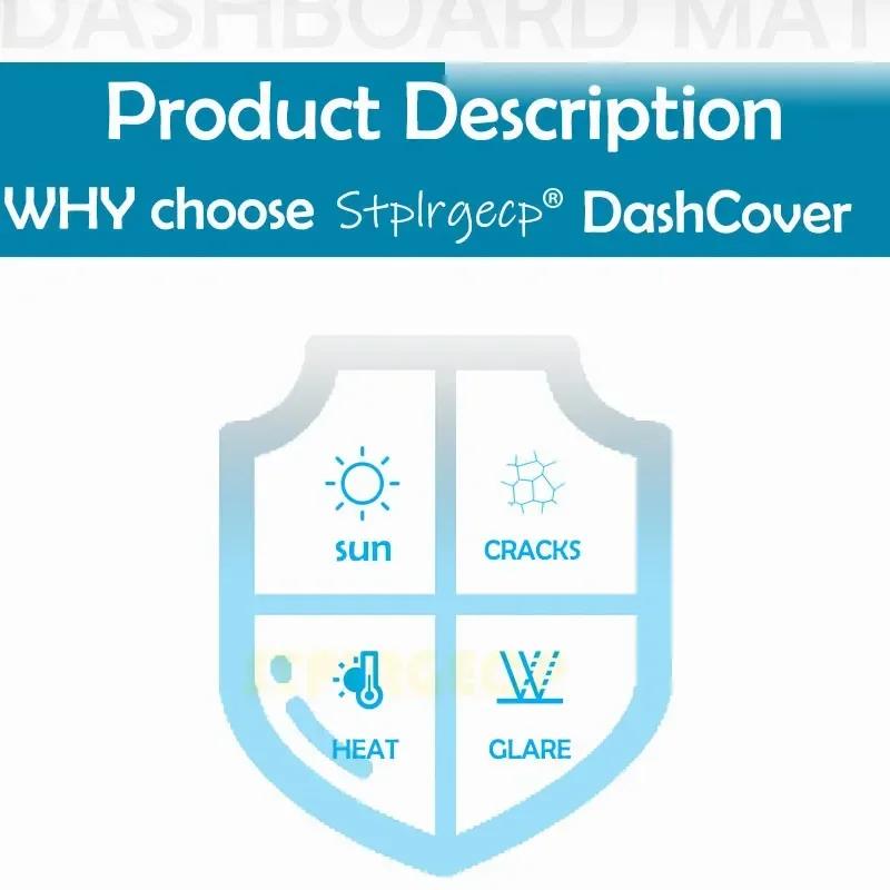 Car Dashboard Cover Dash Board Mat Carpet Pad Sunshade Cape Cushion LHD RHD Car Dashboard Cover Mat for Citroen C5 2008-2016