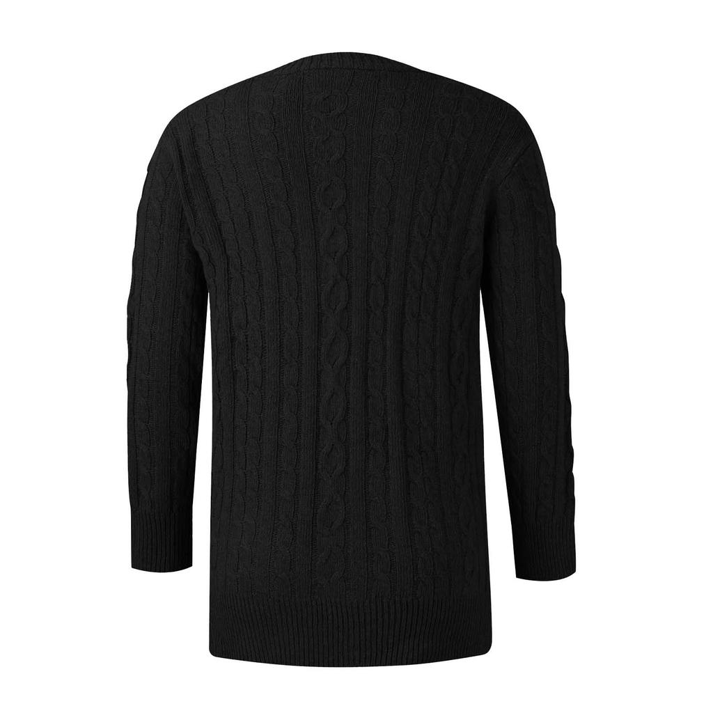 Женский однотонный повседневный кардиган средней длины с одной пуговицей и карманами, вязаный универсальный свободный свитер, куртка