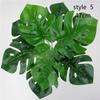 Outdoor Cloth Office Home Artificial Plant Foliage Bush Fake Leaf Green Grass