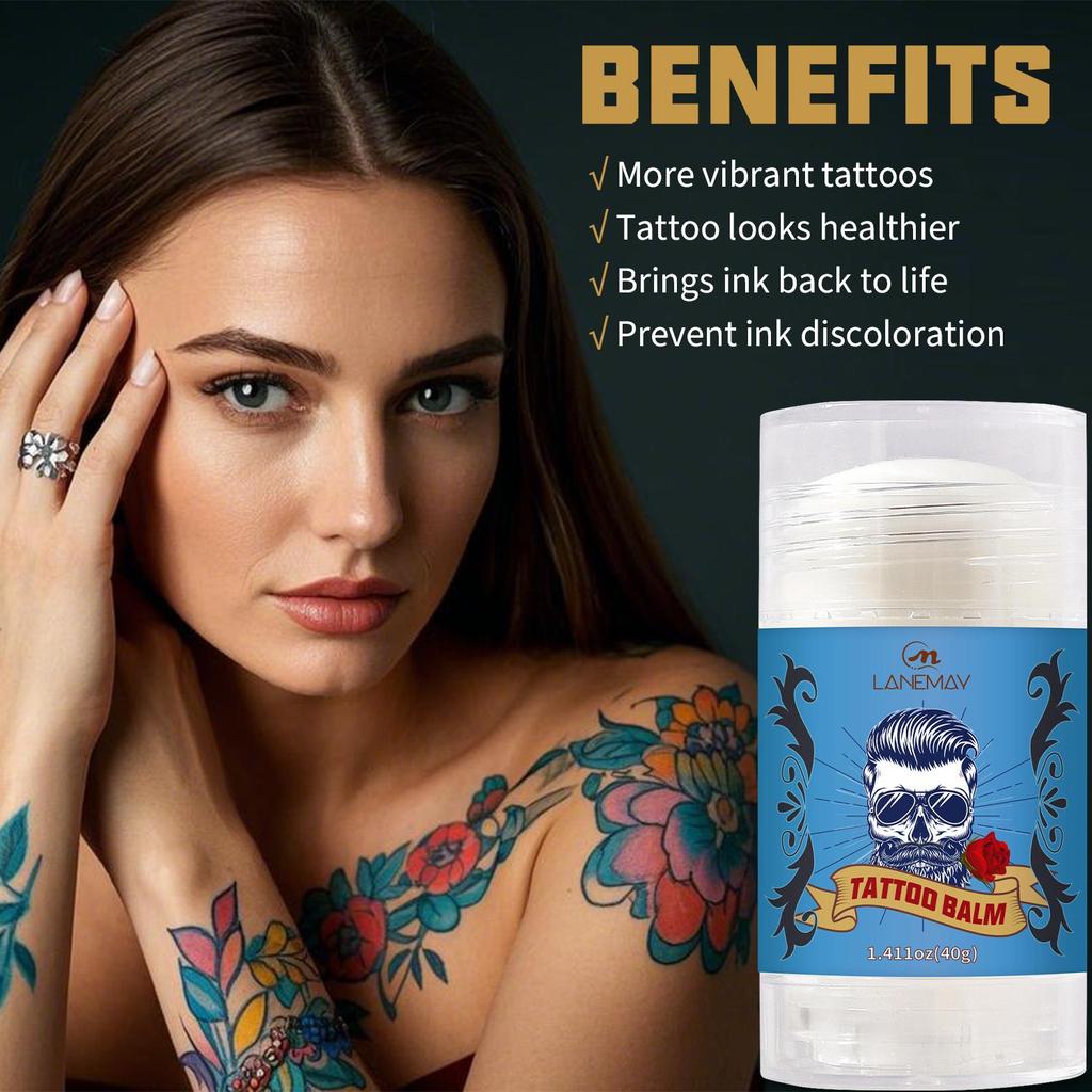 Tattoo Balm - Enhance Tattoos Color & Moistens Skin, Keep the Tattoo Pattern - Non-irritating & Safe for Skin