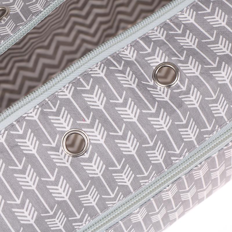 Сумка-органайзер для хранения пряжи с разделителем для вязания крючком, вязания спицами, организации