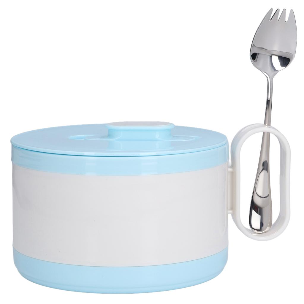 Stainless Steel Ramen Bowl Double Insulation Instant Noodle Bowl with Lid for Office Worker