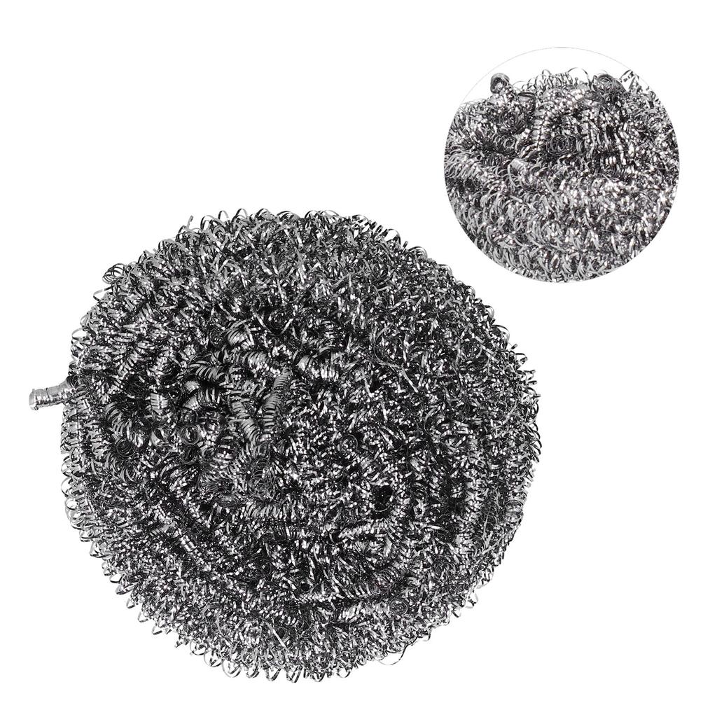 Stainless Steel Scrubber Cleaning Ball Scouring Ball for Pot Cleaner Kitchen Cleaning Tool