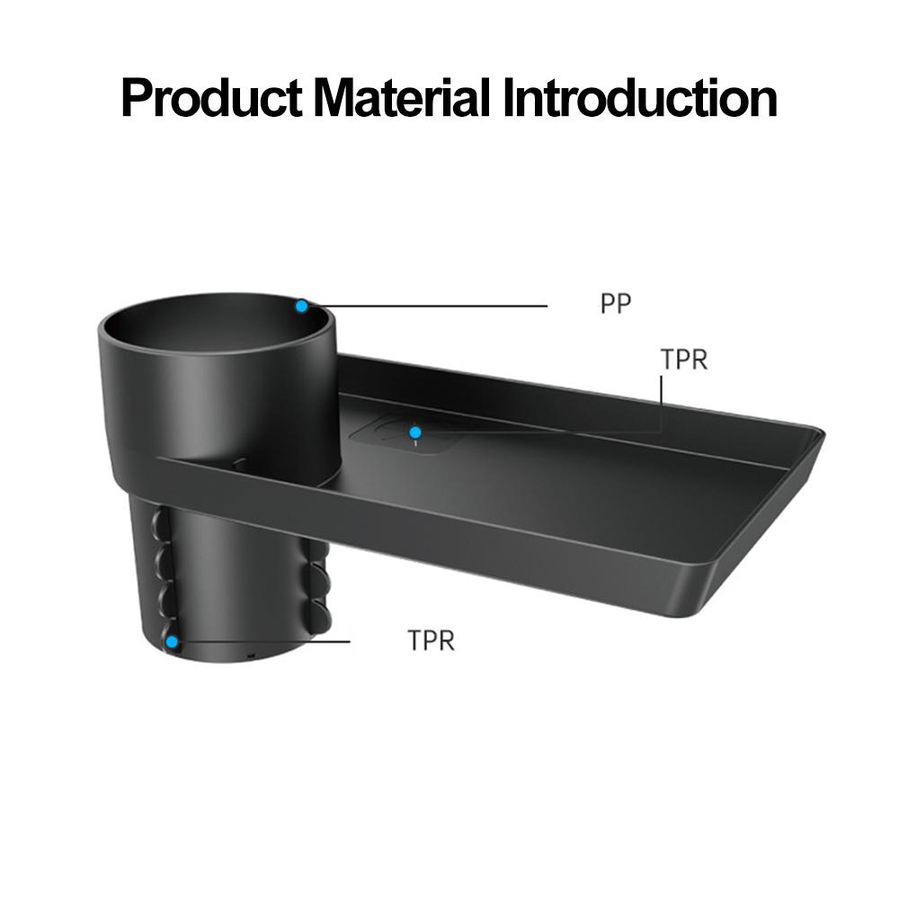 Автомобильный держатель для напитков, многофункциональный держатель для стакана с водой, ящик для хранения мелочей в салоне автомобиля, автомобильное сиденье, десертная тарелка, поднос для еды