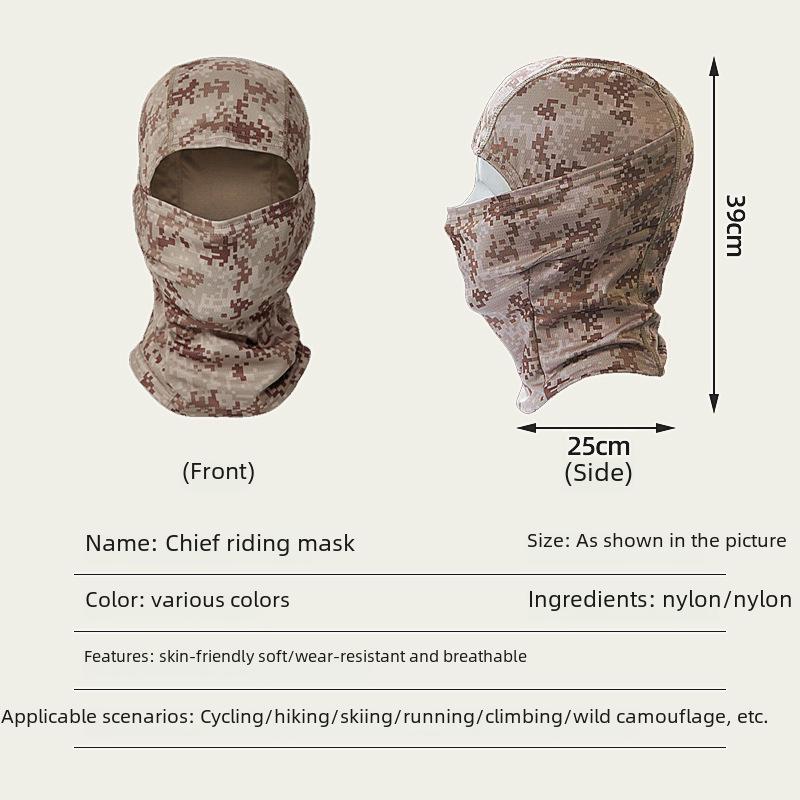Camouflage Scorpion Ninja Outdoor Cycling Neck Mask - Windproof Sports Ski Scarf