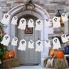 Funny Halloween Ghost Banner Paper Pull Flower Decoration Party Decoration Ghost Flag Home