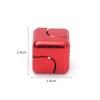 Metal Cube Rotating Fingertip Gyroscope Fidget Anti Stress Toys Adult Office Home Travel Portable Spinner Toys Christmas Gifts