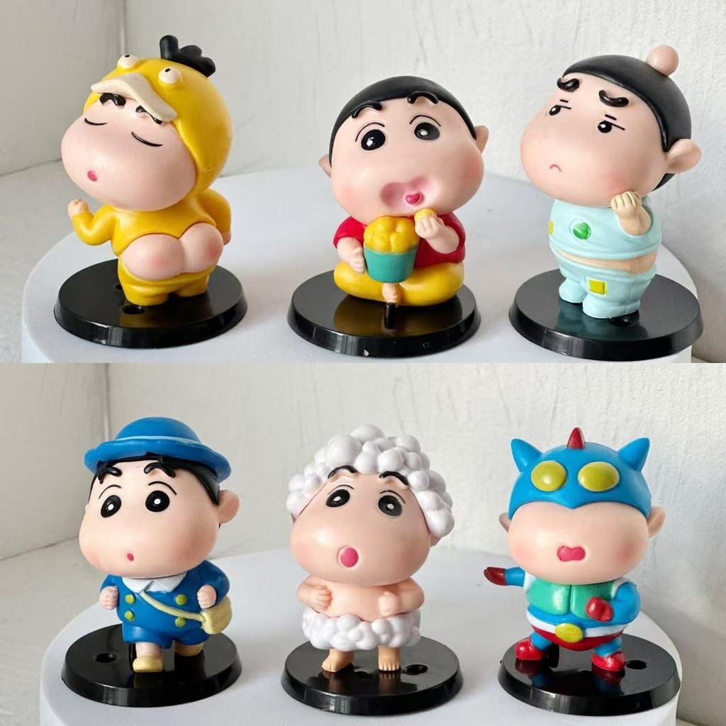 Pvc Shinchan Crayon Desk Ornament With Fun Series Design For Kids Student Gifts