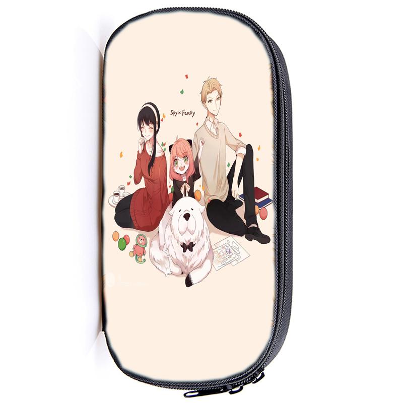 Семейный пенал Spy X Anya Forger, многофункциональный пенал, школьные принадлежности, чехол для ручек, канцелярские принадлежности, пенал