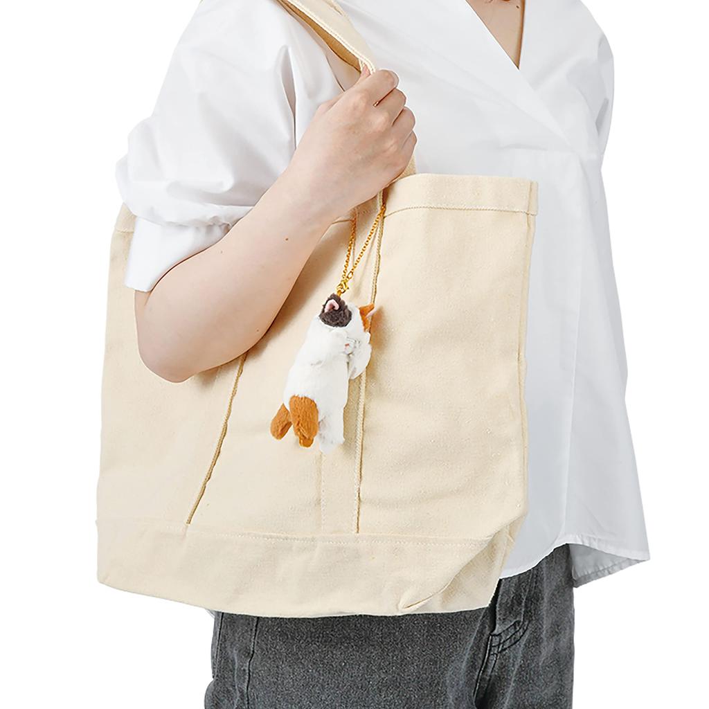 LIV HEART Necked Calico Cat 10cm Cat Keychain Mascot, (approx. long), 17036-11