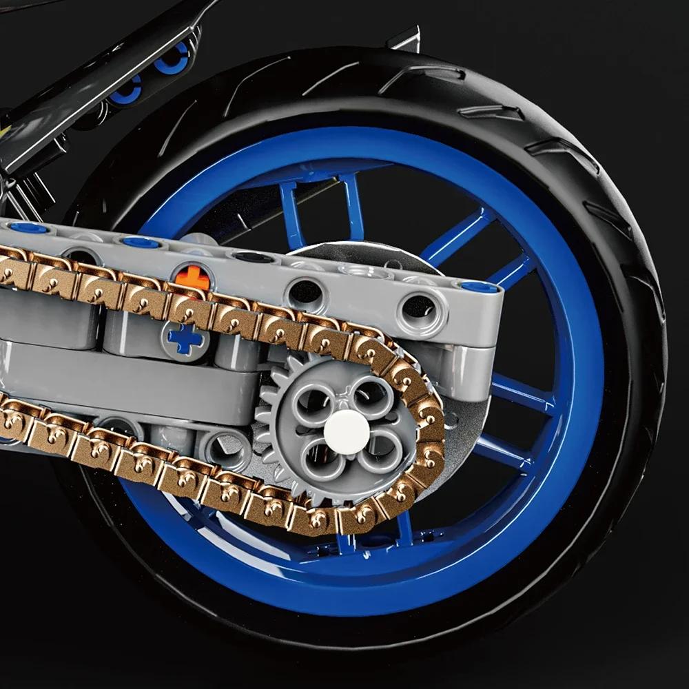 Масштаб 1/8 Yamaha MT-10SP Технический Знаменитый Мотоцикл Конструктор Мотоцикл Конструктор Взрослые Кирпичики Игрушка Подарок на Фестиваль Коллекция Транспортных Средств