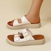 35-43 New Summer Casual Sandals for Women, Comfortable, Non-slip, Buckle, One-strap Sandals