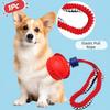 Elastic Knot Cotton Rope Dog Toy Teeth Cleaning Dog Training Ball  for Small Medium Large Dog