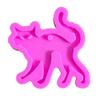 Силиконовые формы для подвесок, брелок для ключей, форма для ходьбы в форме кошки, сделай сам, ювелирные изделия, эпоксидная форма, аксессуары для рукоделия