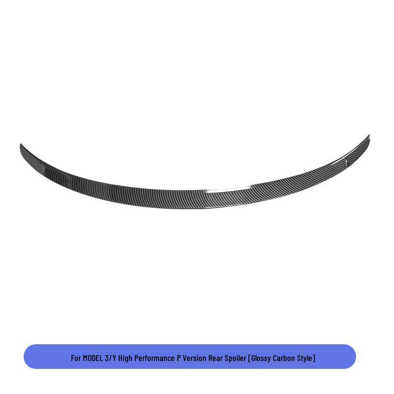 Carbon Fiber Rear Spoiler for Tesla Model Y/3 High-Performance P Version Body Kit