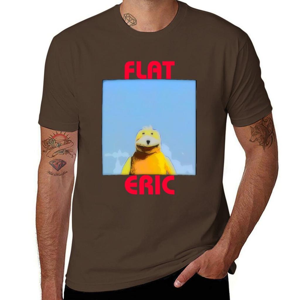 Футболка Flat Eric смешные костюмы спортивные фанаты кроссвит футболка мужская приталенные футболки для мужчин