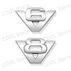 Creative Car 3D Metal Chrome Sticker Emblem V6 V8 Logo Badge Car Tail Trunk Side Body Decoration Universal Auto Accessories