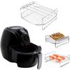 Stainless Steel Air Fryer Accessories Double-deck Air Fryer Rack Tray Rack Grill Rack Baking Dishes