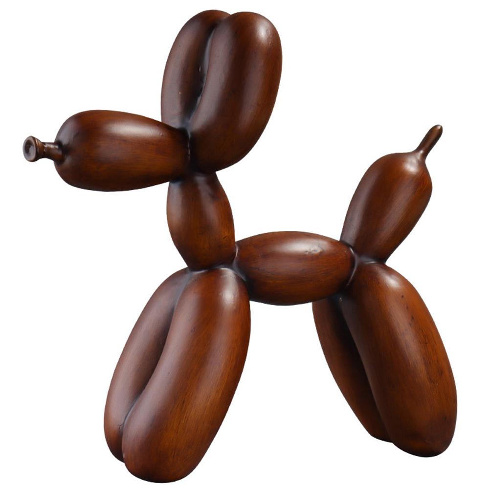 Скандинавская смола Собака-шарик Абстрактное украшение Креативная скульптура Статуэтка для кабинета Аксессуары для домашнего офиса Праздничное украшение