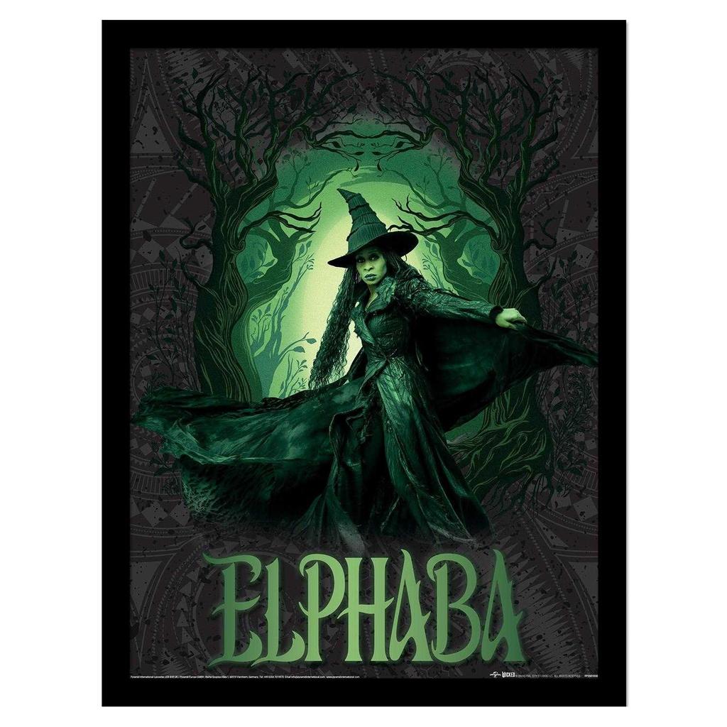 Wicked Elphaba Glow Framed Poster