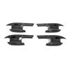 Car Decoration Door Bowl Handle Cover For Hyundai Elantra CN7 - Carbon Fiber Chrome Silver Cars Accessories