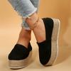 Женские туфли на плоской подошве, туфли на платформе, замшевые повседневные туфли на осень 2024 года, удобные фирменные туфли для ходьбы, классические новые платья, женские туфли Zapatillas