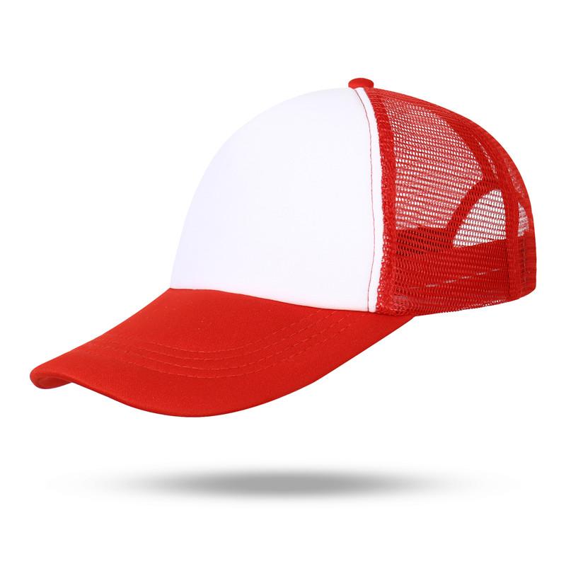 280gsm Adult Outdoor Unisex Blank Plain Sponge Net Cap Trucker Hats Custom Hats Promotional Trucker Hats