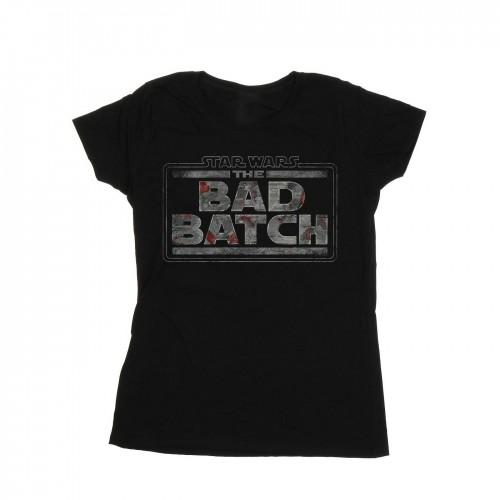 Star Wars Womens/Ladies The Bad Batch Texture Logo Cotton T-Shirt