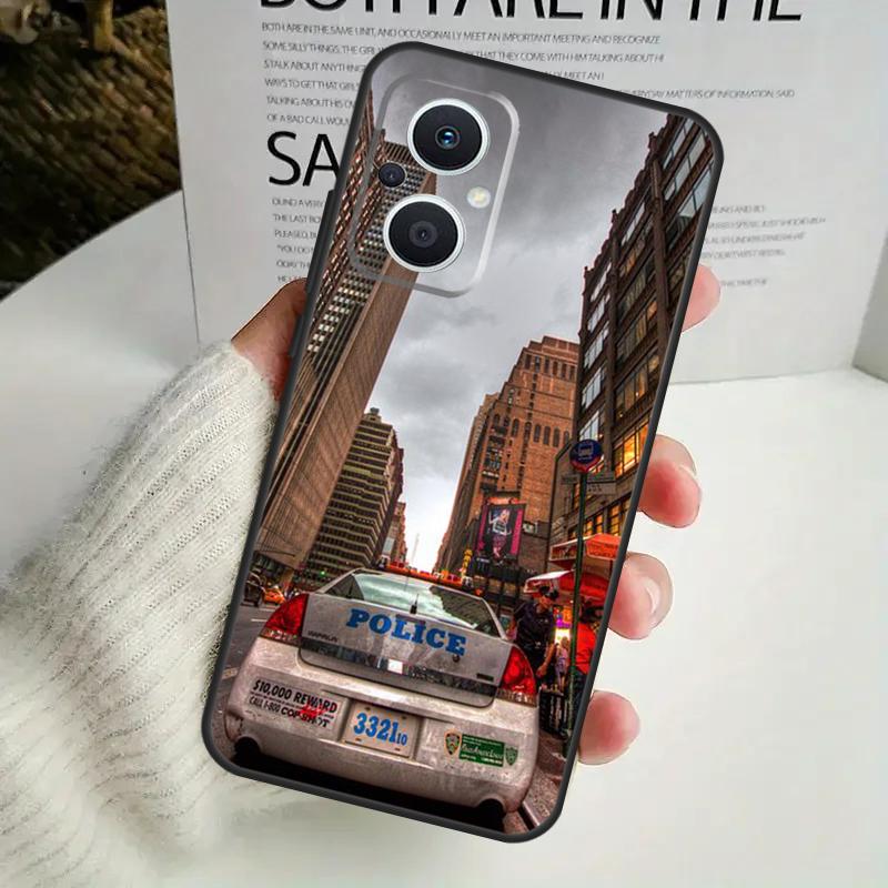 Чехол для полицейской машины для OPPO Reno 8 7 6 5 4 Lite 8T 5Z 4Z 10 11F OPPO Find X5 X6 Pro X2 Neo X3 Lite Cover