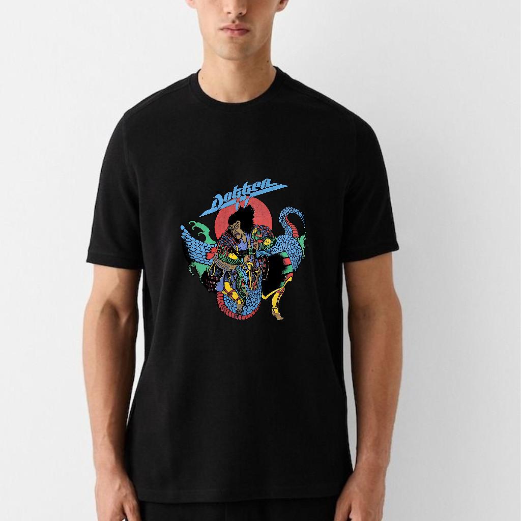 Dokken Beast from the East Unisex Black TShirt Sizes S2XL DoubleSided