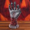 Yousheng Berserk Statue Resin Devil Hand Sculpture Heart Necklace Set Realistic Skull Rune Desktop Figurine for Halloween Party Home Decor