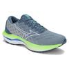 Mizuno Сетчатые шнурованные туфли с круглым носком, плоские, низкие, повседневные, мужские, повседневные туфли, серые J1GC2313