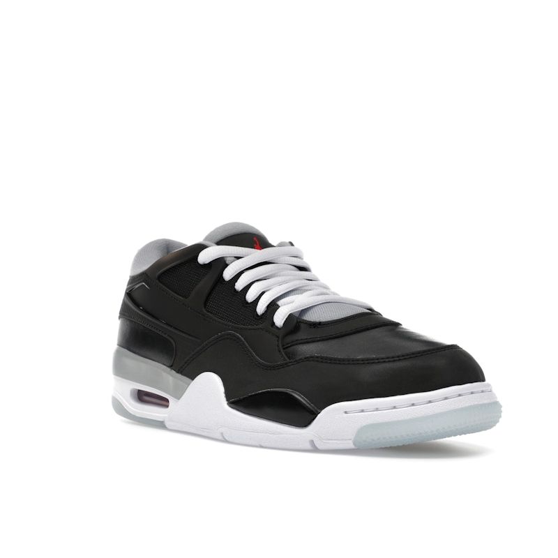 Air Jordan 4 RM черные металлические мужские кроссовки огненно-красные волчьи серые белые HV5184-010