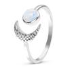 Stylish Star and Moon Open Rings for Women - European and American Creative Fashion Jewelry