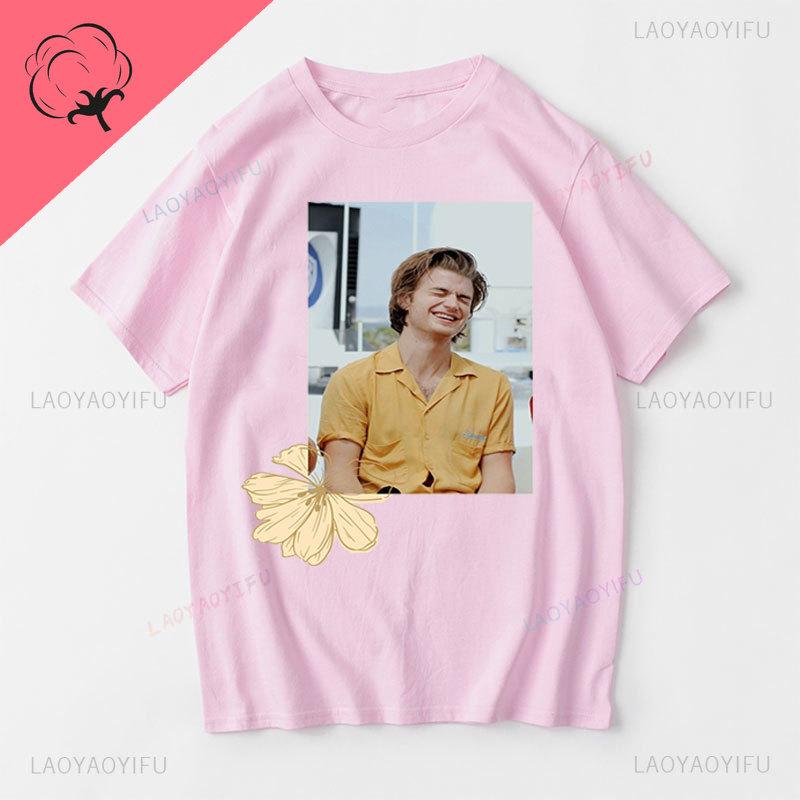 Players Djo Joe Keery Camisetas Retro Style Movie Graphic T Shirts Cotton ONeck Gift For Fan Unisex Tops Streetwear Y2k Clothes