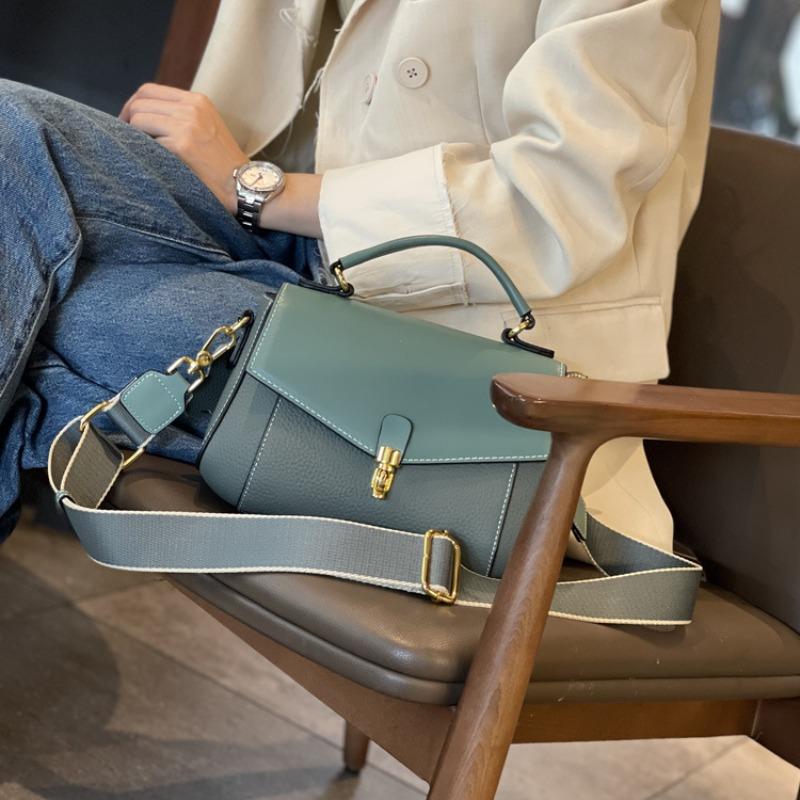 Summer New Niche Light Luxury Fashion Cowhide Shell Bag Genuine Leather Women's Portable Shoulder Messenger Bag