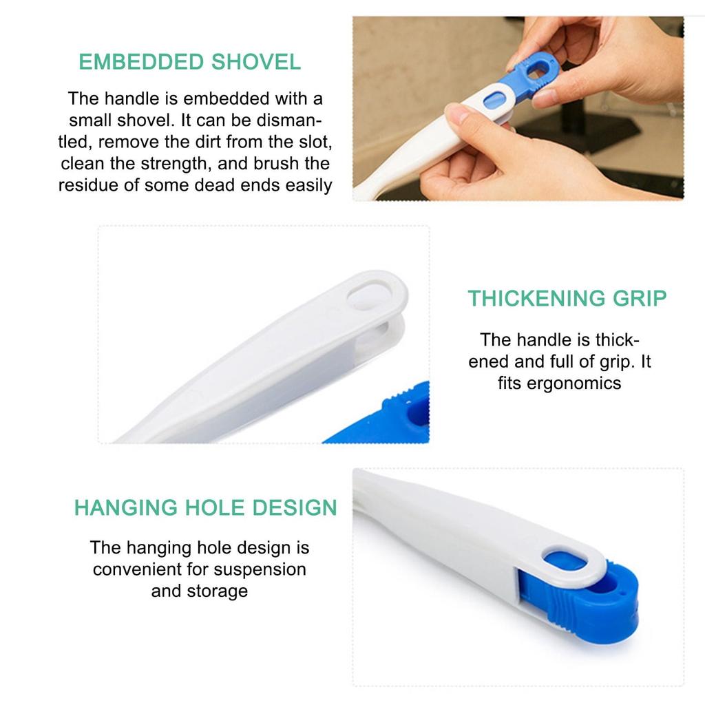 Four-Piece Cleaning Brush Set Blue