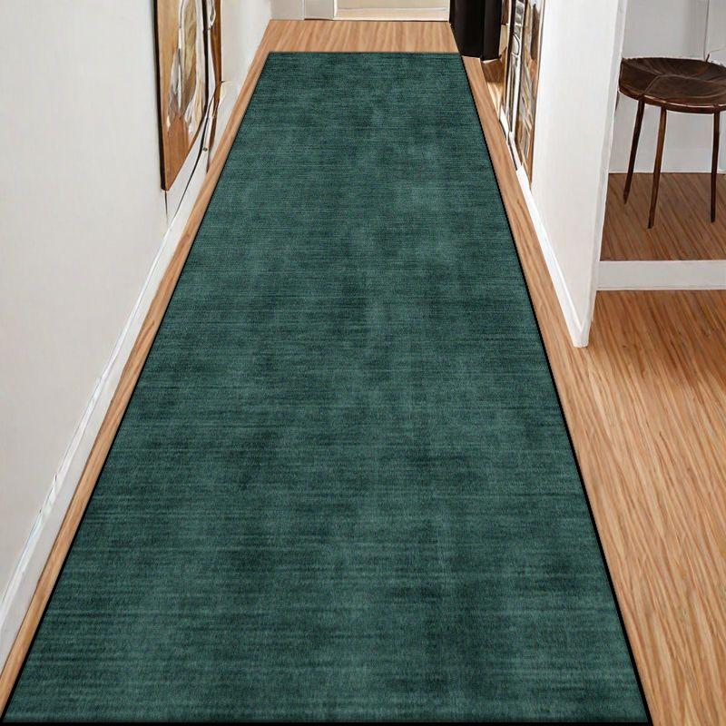 Простой стиль Длинный ковер для коридора Однотонная декорация Дом Гостиная Коврик-дорожка Холл Лестница Проход Нескользящий коврик для пола