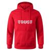 Men's Multi - Color Printed Pocket Sports Fitness Fashionable Casual Sweatshirt Pullover Hoodie