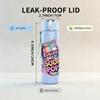 1PC Don’t Forget Today Pop Art Print 750ml Color Plastic Sports Water Bottle Leakproof Flip Straw Lid Suitable for Sports Office Home Use