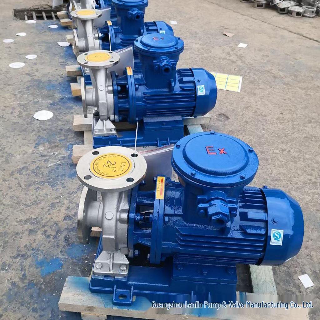 YG50-125 Vertical Energy-Saving Inline Centrifugal Pump – Explosion-Proof Oil Transfer Pump
