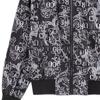 VERSACE JEANS COUTURE Jackets Men's Black Baseball Collar Moderate Straight Fit E74GASD17-ECQS51-E801