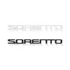 CZFB5 3D ABS SORENTO Letter Logo Rear Bumper Tail Trunk Sticker Car Styling For KIA Sorento 2004-2020 2021 Auto Accessories
