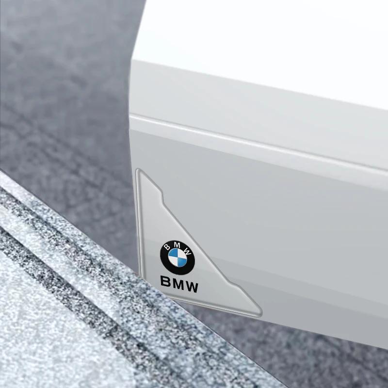 BAGD7 2026 Car Sticker Car Logo Door Corner Anti-collision Covers for BMW M Power Performance F10 F31 E36 E39 E87 E90 X3 X5