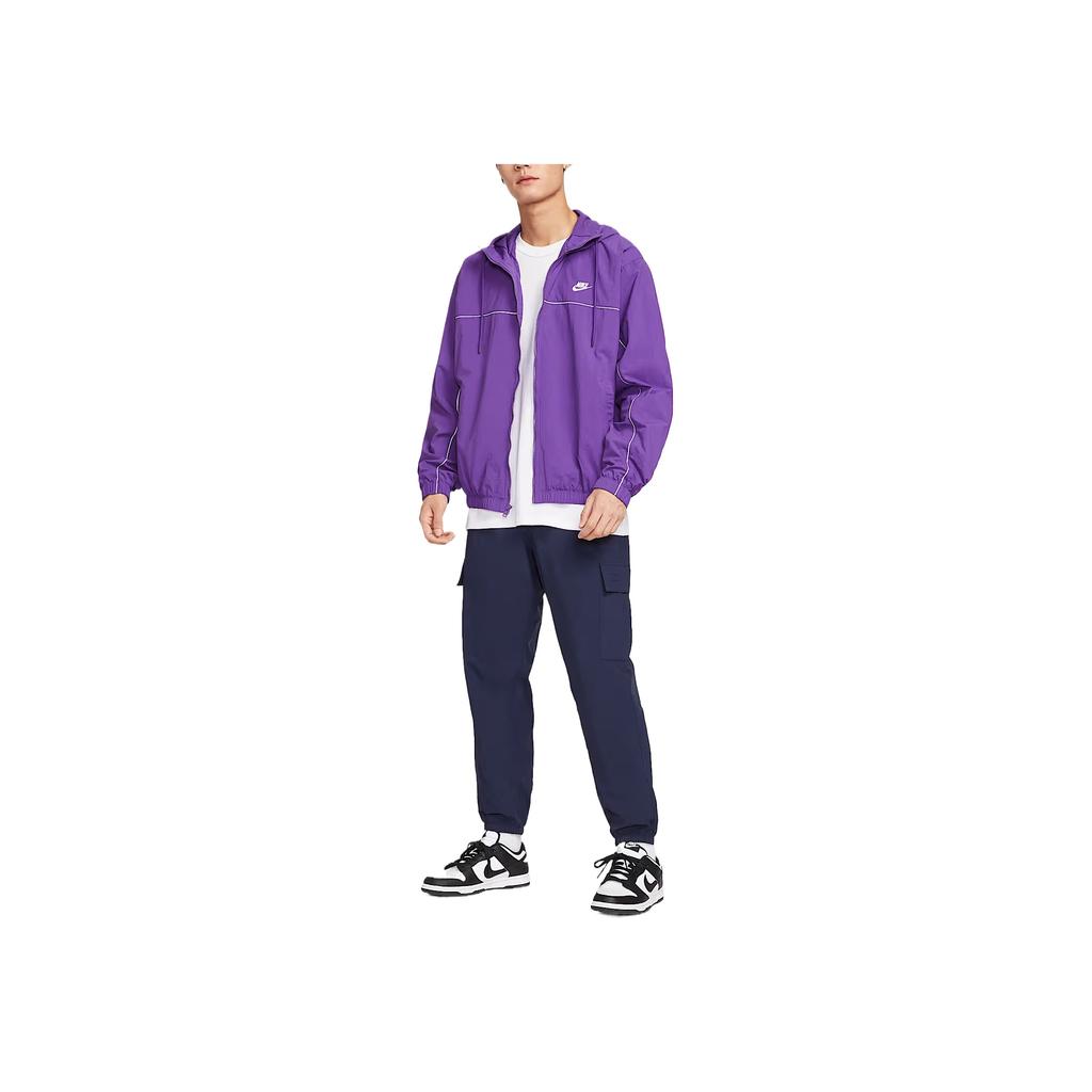 Nike Клубная мода Универсальная Простая Удобная Однотонная Куртка Мужская Куртка HJ2013-507
