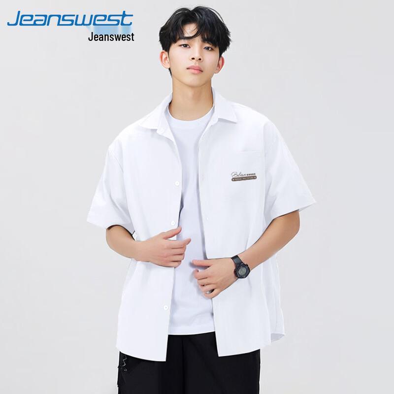 Мужская летняя дышащая повседневная рубашка Jeanswest 2026 с эффектом прохлады