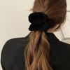 Новые корейские модные простые эластичные резинки для волос большого размера элегантные бархатные веревочные галстуки для девочек головные уборы женские аксессуары для волос