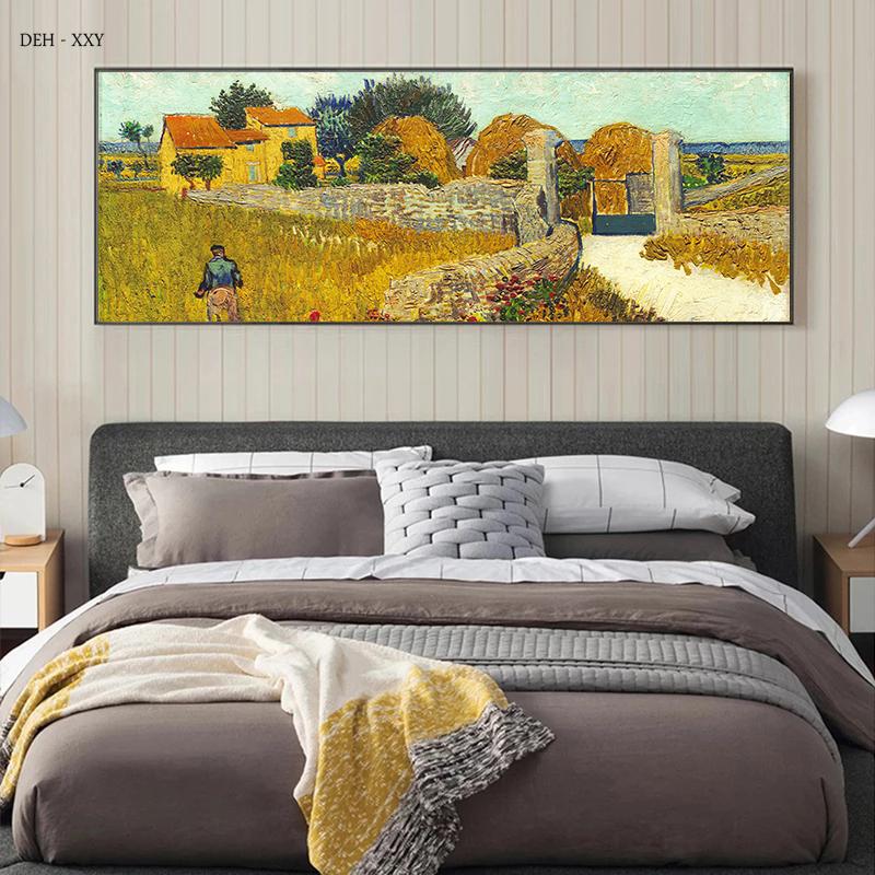 Импрессионист Ван Гог Картины Холст Картины Маслом Абстрактное Пшеничное Поле Цветение Миндаля Звездная Ночь Плакат Домашний Декор Без Рамки Без Рамки