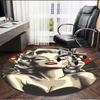 Marilyn Monroe Print Round Rug, Washable Floor Carpet, For Entryway Dorm Laundry Room Office Study, Home Decor Birthday Christmas Gift